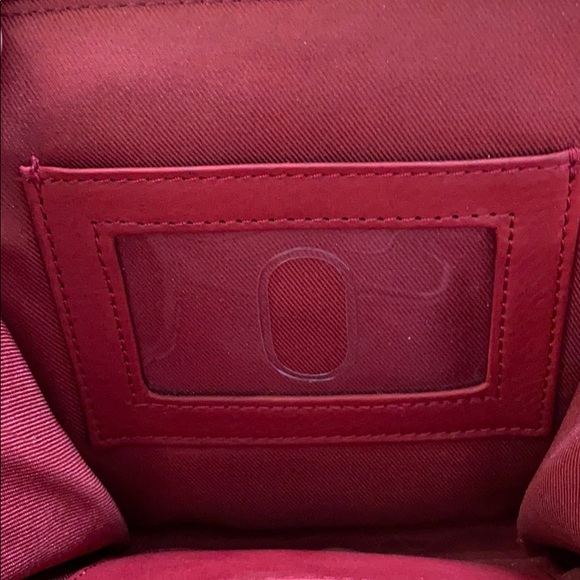 Small Red Leather Fossil Bag - Picture 10 of 16